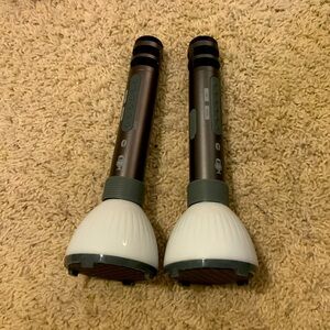 Two Bluetooth microphones